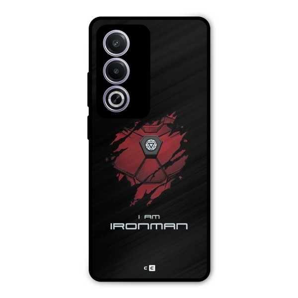 I Am Ironman Metal Back Case for Oppo A3 Pro