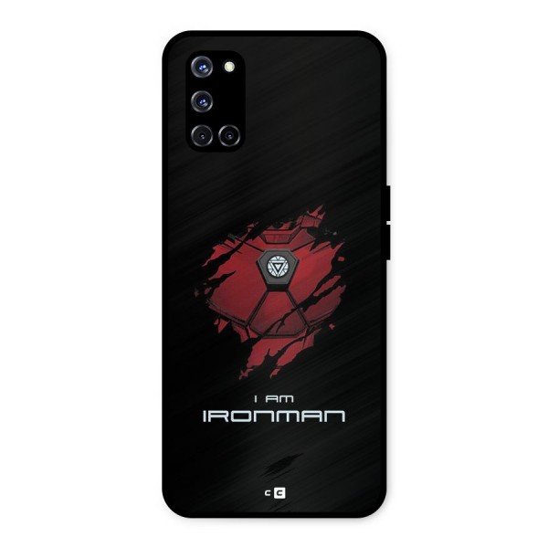 I Am Ironman Metal Back Case for Oppo A52