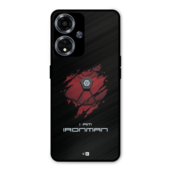 I Am Ironman Metal Back Case for Oppo A59