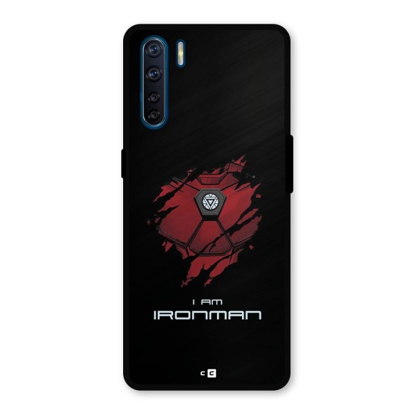 I Am Ironman Metal Back Case for Oppo F15