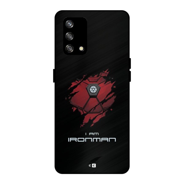 I Am Ironman Metal Back Case for Oppo F19