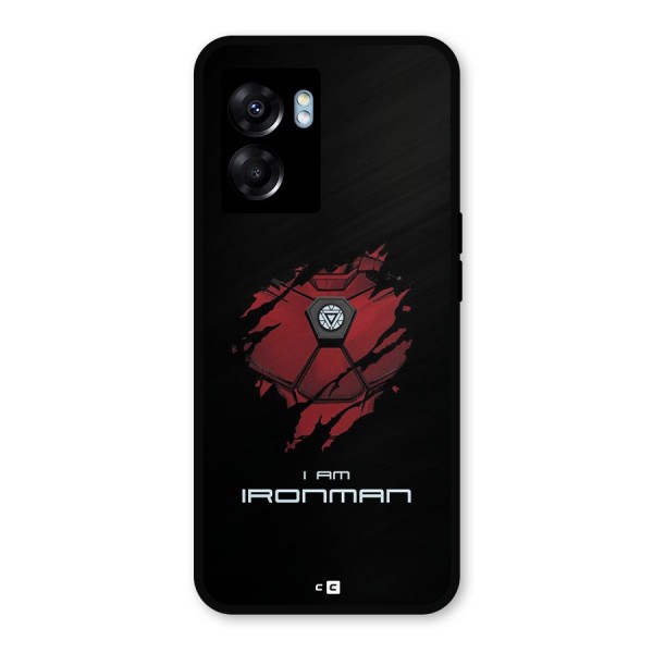 I Am Ironman Metal Back Case for Oppo K10 (5G)