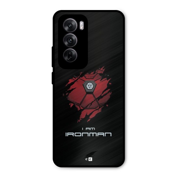 I Am Ironman Metal Back Case for Oppo Reno12