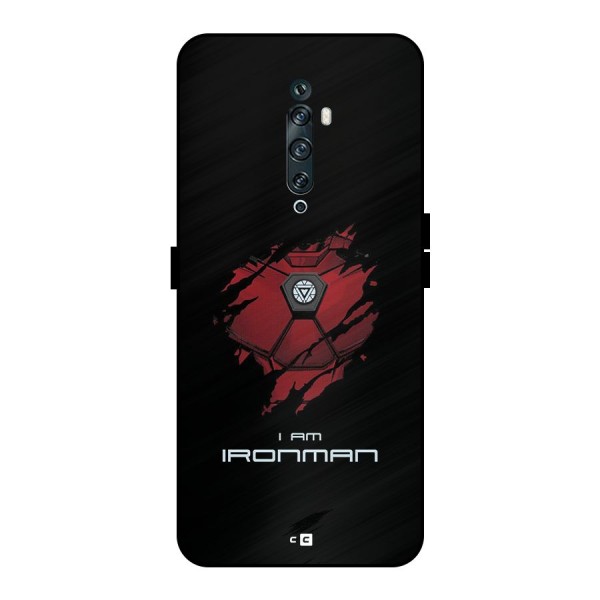 I Am Ironman Metal Back Case for Oppo Reno2 F