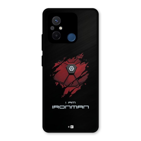 I Am Ironman Metal Back Case for Poco C55