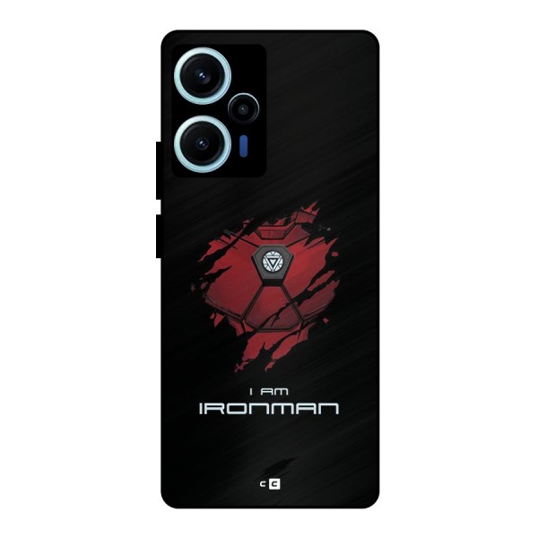 I Am Ironman Metal Back Case for Poco F5