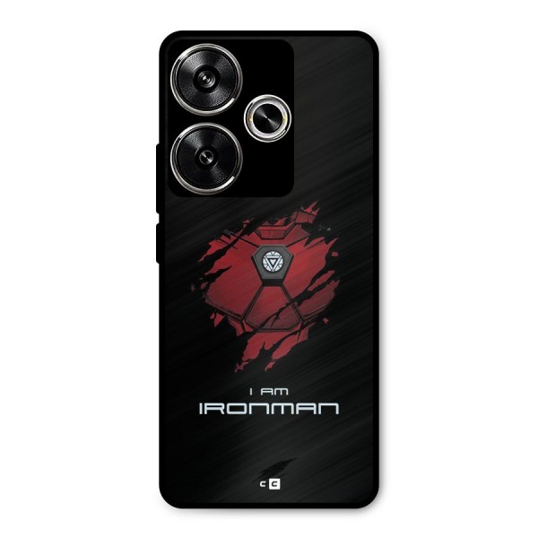 I Am Ironman Metal Back Case for Poco F6