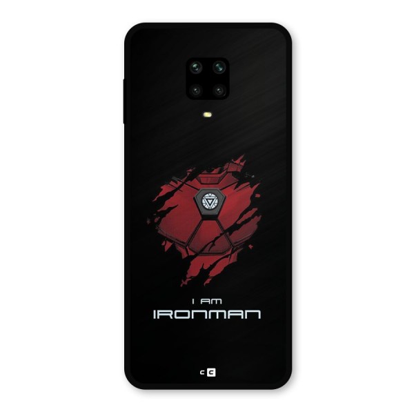 I Am Ironman Metal Back Case for Poco M2