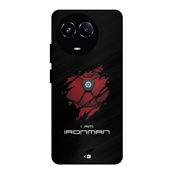 I Am Ironman Metal Back Case for Realme 11X