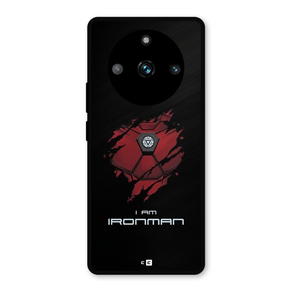 I Am Ironman Metal Back Case for Realme 11 Pro