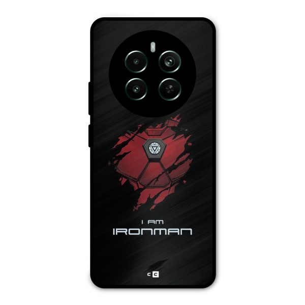 I Am Ironman Metal Back Case for Realme 12 Plus