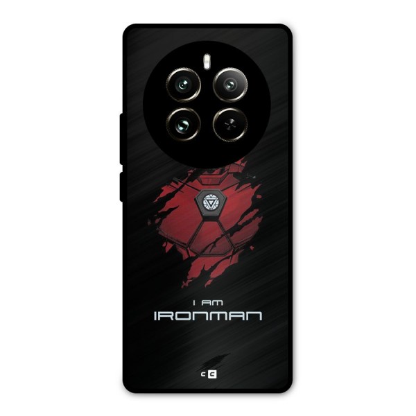 I Am Ironman Metal Back Case for Realme 12 Pro