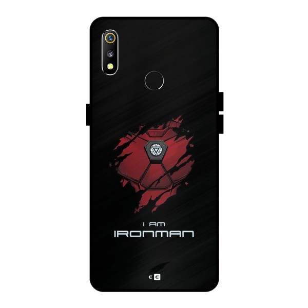 I Am Ironman Metal Back Case for Realme 3