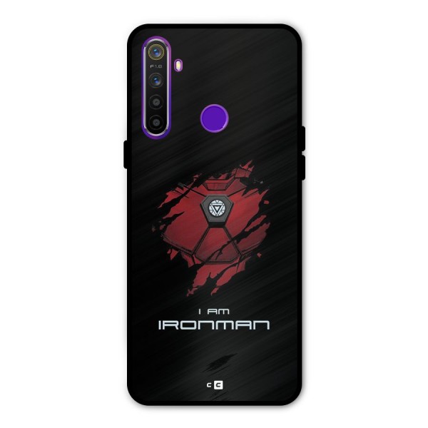 I Am Ironman Metal Back Case for Realme 5