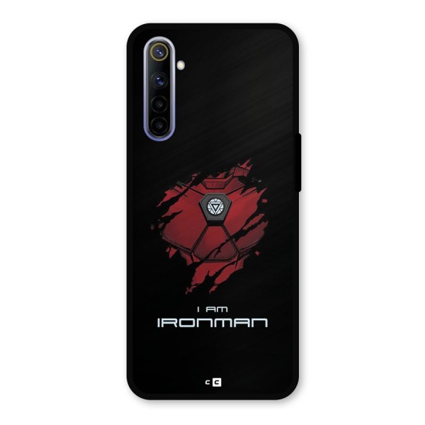 I Am Ironman Metal Back Case for Realme 6