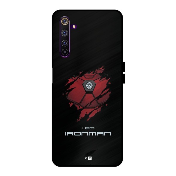 I Am Ironman Metal Back Case for Realme 6 Pro