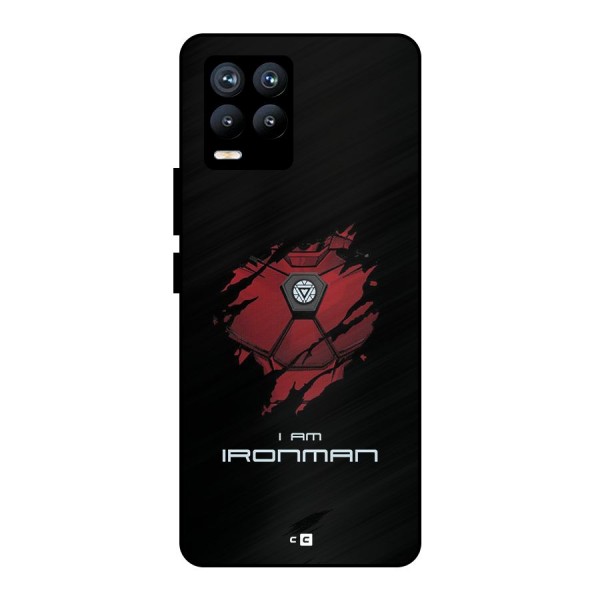 I Am Ironman Metal Back Case for Realme 8