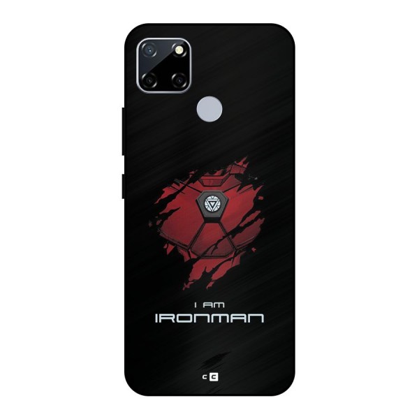 I Am Ironman Metal Back Case for Realme Narzo 30A