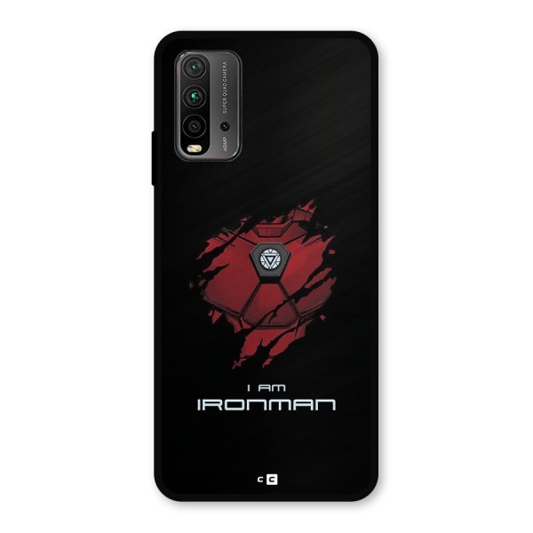 I Am Ironman Metal Back Case for Redmi 9 Power