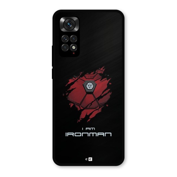 I Am Ironman Metal Back Case for Redmi Note 11