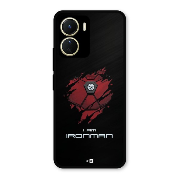 I Am Ironman Metal Back Case for Vivo T2x