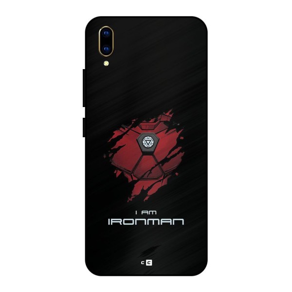 I Am Ironman Metal Back Case for Vivo V11 Pro