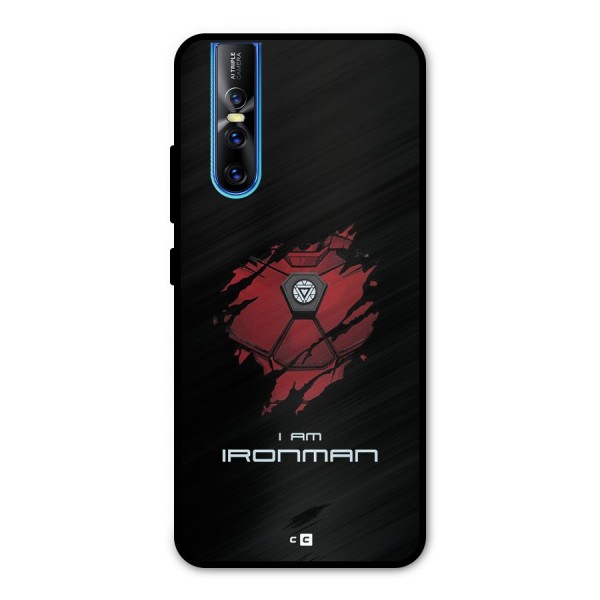 I Am Ironman Metal Back Case for Vivo V15 Pro