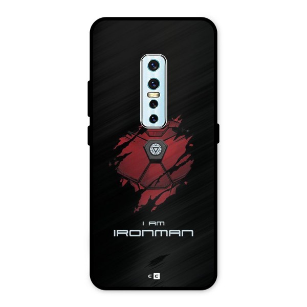 I Am Ironman Metal Back Case for Vivo V17 Pro