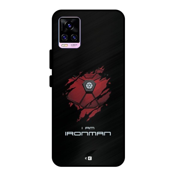 I Am Ironman Metal Back Case for Vivo V20 Pro