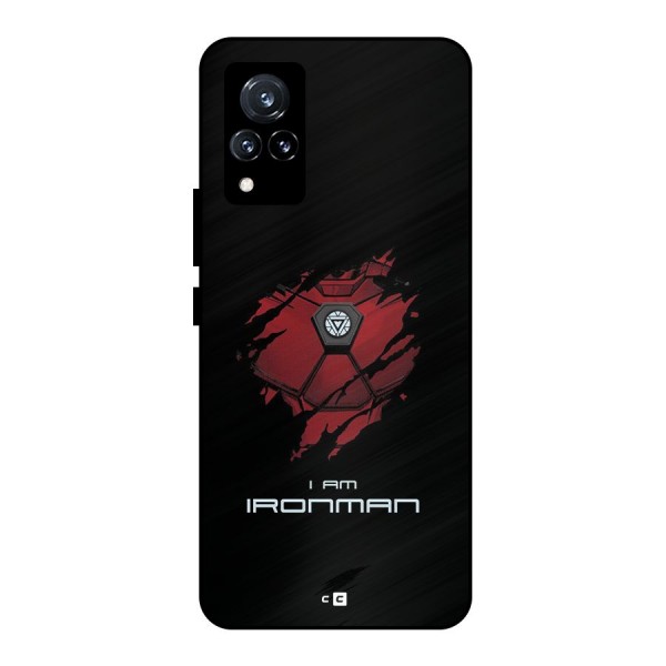 I Am Ironman Metal Back Case for Vivo V21 5G