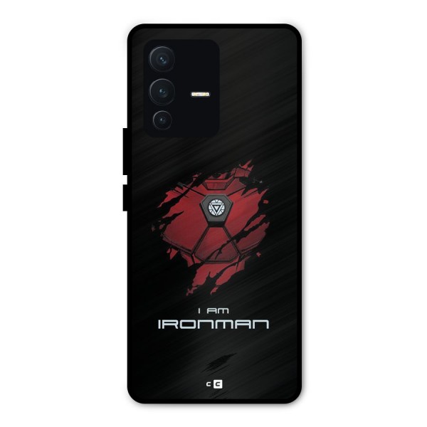 I Am Ironman Metal Back Case for Vivo V23 Pro