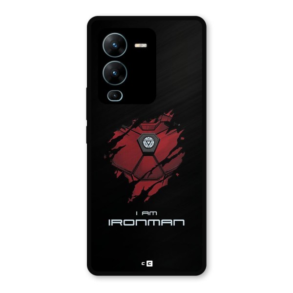 I Am Ironman Metal Back Case for Vivo V25 Pro