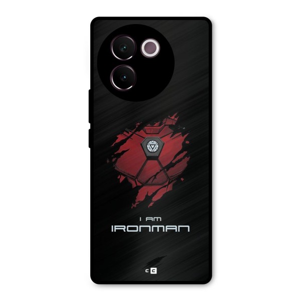 I Am Ironman Metal Back Case for Vivo V30e