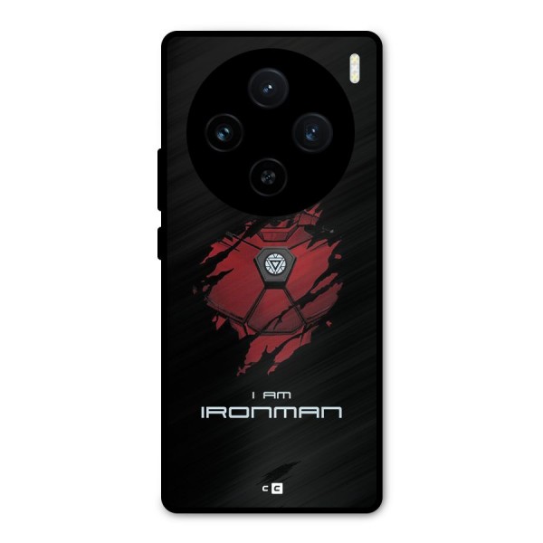 I Am Ironman Metal Back Case for Vivo X100