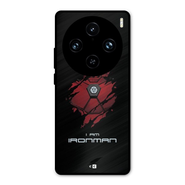 I Am Ironman Metal Back Case for Vivo X100 Pro