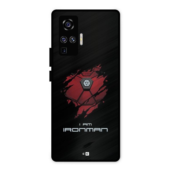 I Am Ironman Metal Back Case for Vivo X50 Pro