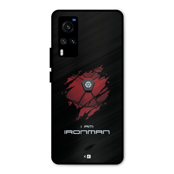 I Am Ironman Metal Back Case for Vivo X60