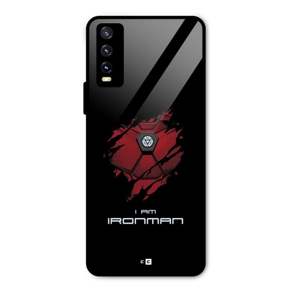 I Am Ironman Metal Back Case for Vivo Y20g