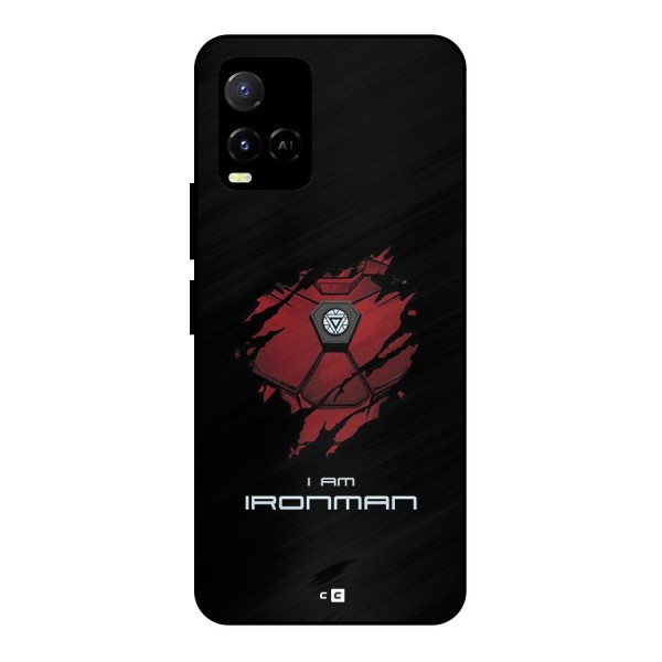 I Am Ironman Metal Back Case for Vivo Y21