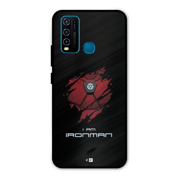 I Am Ironman Metal Back Case for Vivo Y30