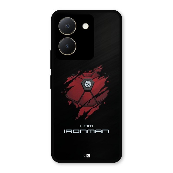 I Am Ironman Metal Back Case for Vivo Y36