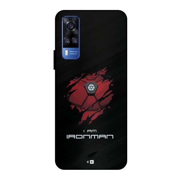 I Am Ironman Metal Back Case for Vivo Y51