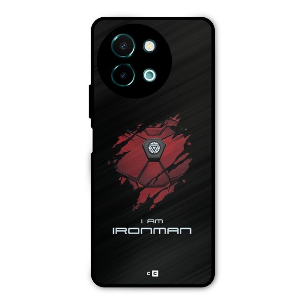 I Am Ironman Metal Back Case for Vivo Y58