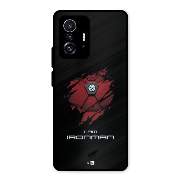 I Am Ironman Metal Back Case for Xiaomi 11T Pro