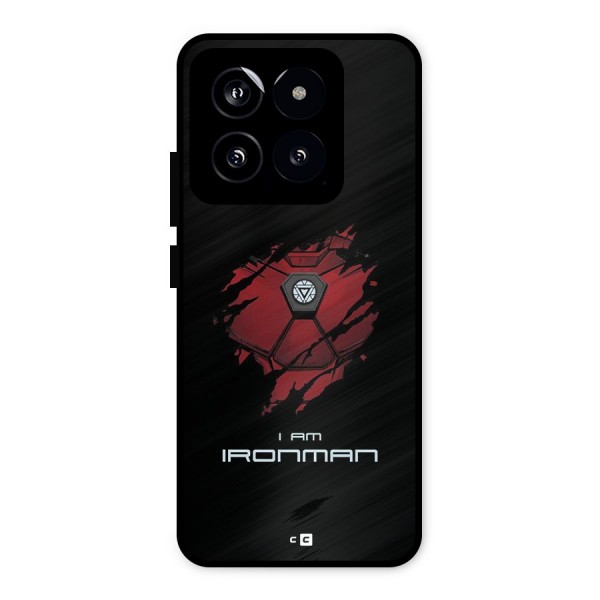 I Am Ironman Metal Back Case for Xiaomi 14