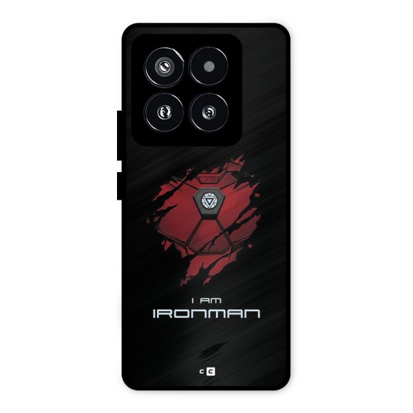 I Am Ironman Metal Back Case for Xiaomi 14 Pro