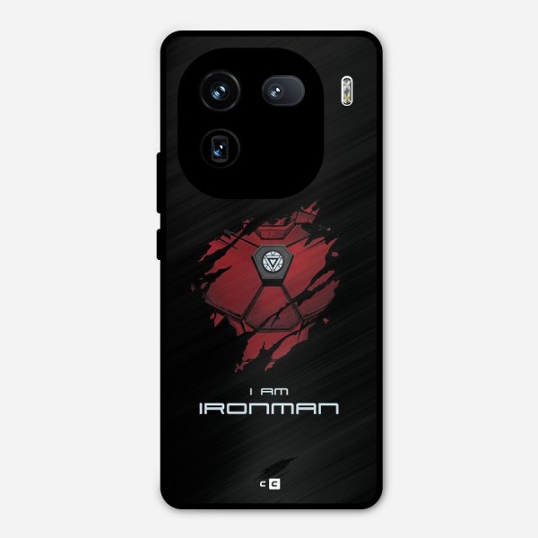 I Am Ironman Metal Back Case for iQOO 12