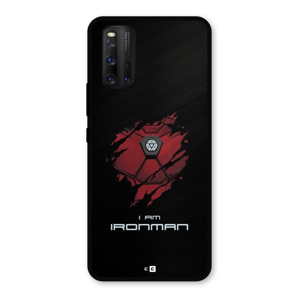 I Am Ironman Metal Back Case for iQOO 3