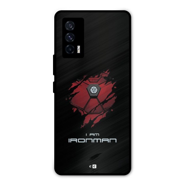 I Am Ironman Metal Back Case for iQOO 7 5G