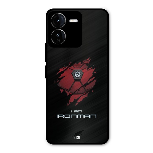 I Am Ironman Metal Back Case for iQOO Z9